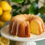 Delicious lemon cake adorned with zesty frosting and fresh lemon slices.