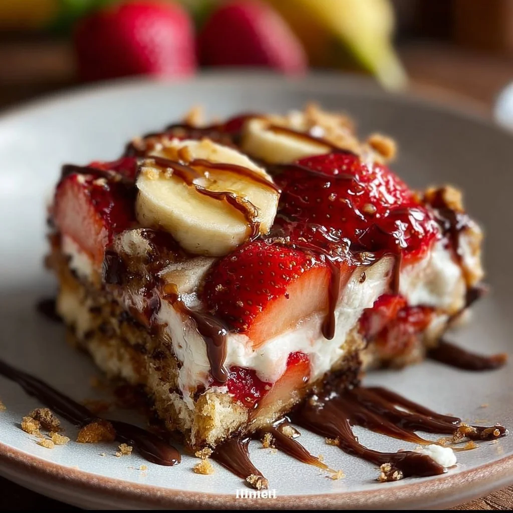 Banana Split Dump Cake