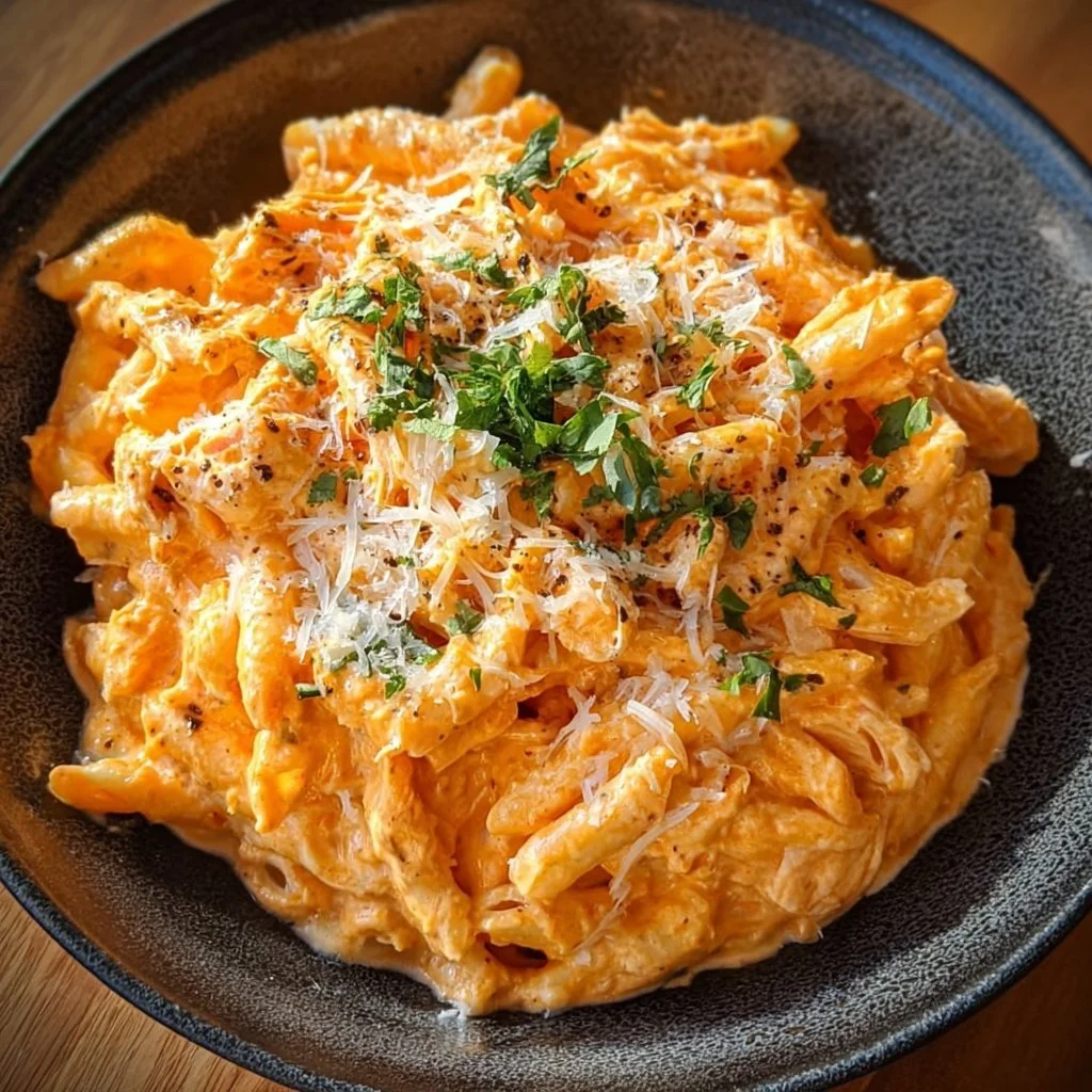 Buffalo Chicken Alfredo Pasta