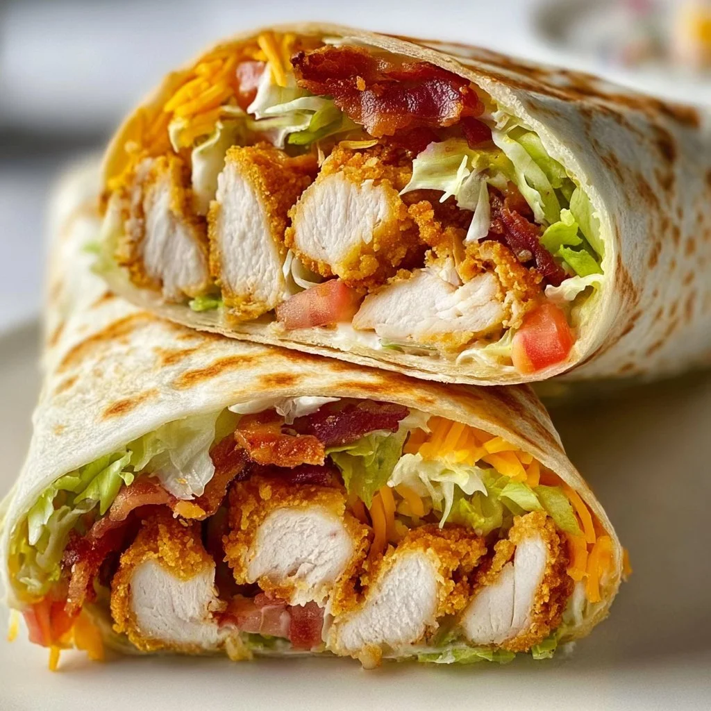 Crispy Chicken Bacon Ranch Wrap