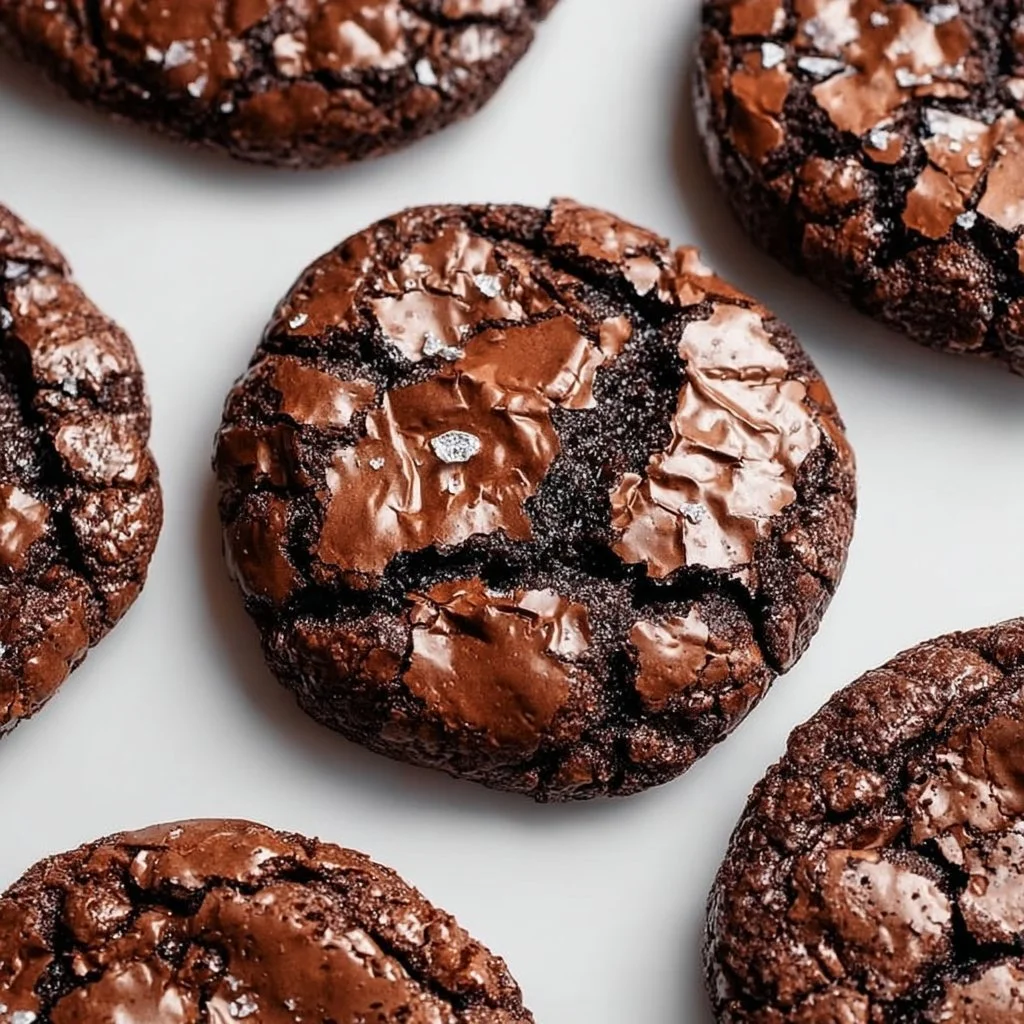 Decadent gourmet brownie cookies with chocolate chunks and a rich texture