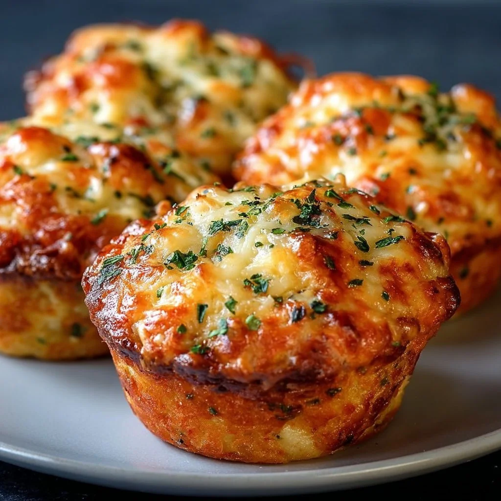 Freshly baked pizza muffins for quick and tasty lunchbox snacks
