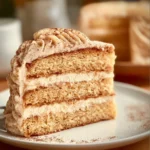 Delicious Snickerdoodle Cake topped with cinnamon sugar
