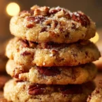 Delicious butter pecan cookies with crunchy nuts and a buttery finish.