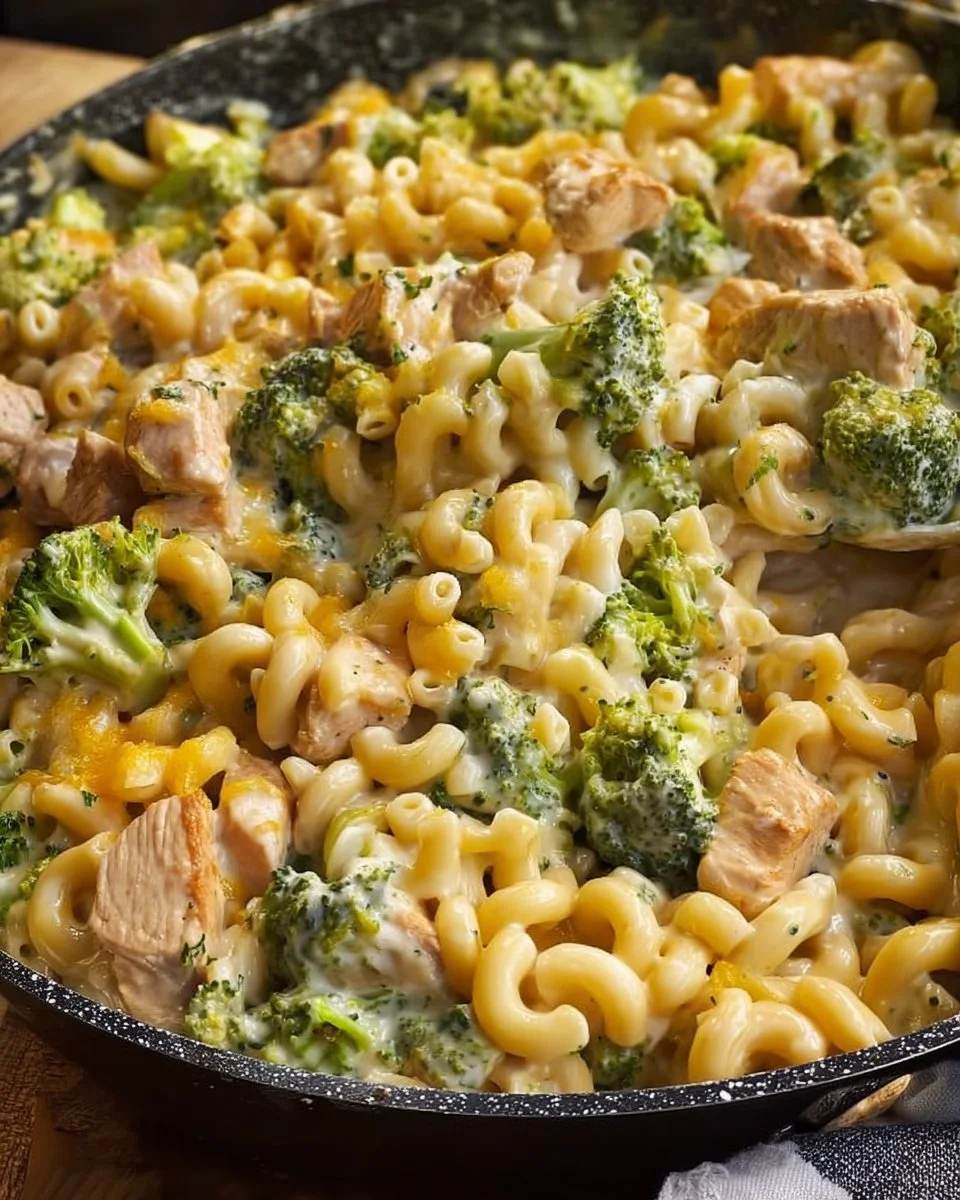 Cheesy Chicken Broccoli Mac