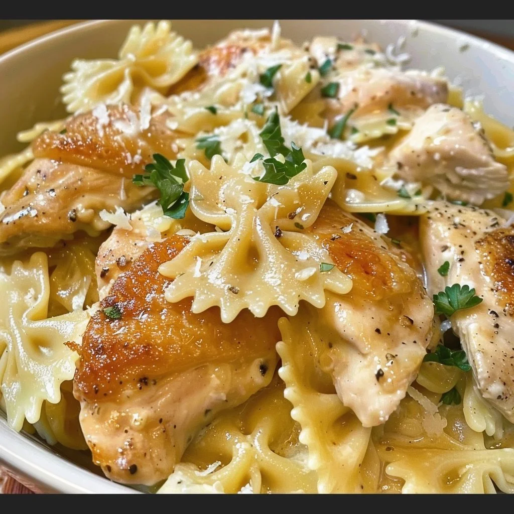 Creamy Lemon Chicken with Pasta