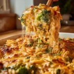 Delicious Dump & Bake Marry Me Orzo Bake recipe ready to serve.