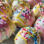 Easter Egg Oreo Balls sweet dessert treat decorated for the holiday