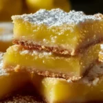 Delicious homemade lemon bars with a buttery crust and tangy lemon filling.