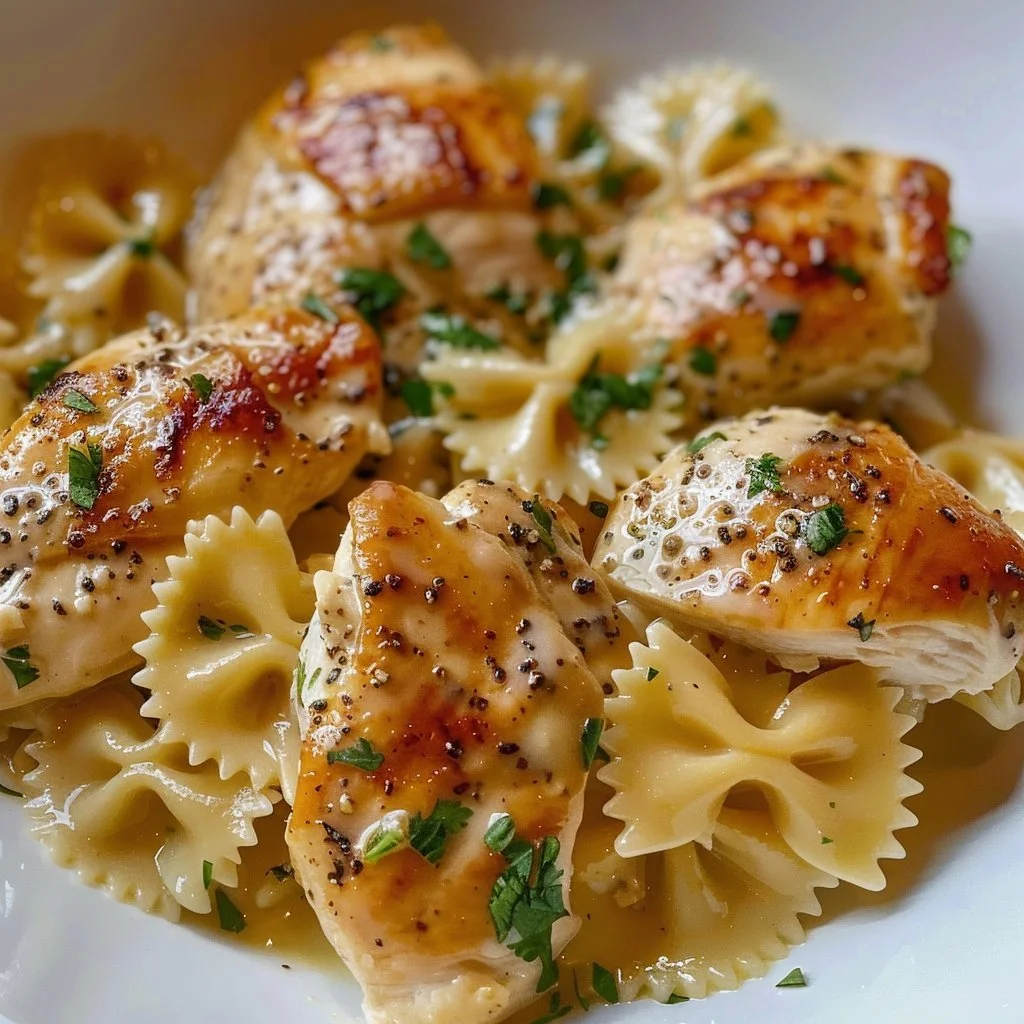 Mozzarella Garlic Butter Chicken cooked with herbs and spices for a delicious meal