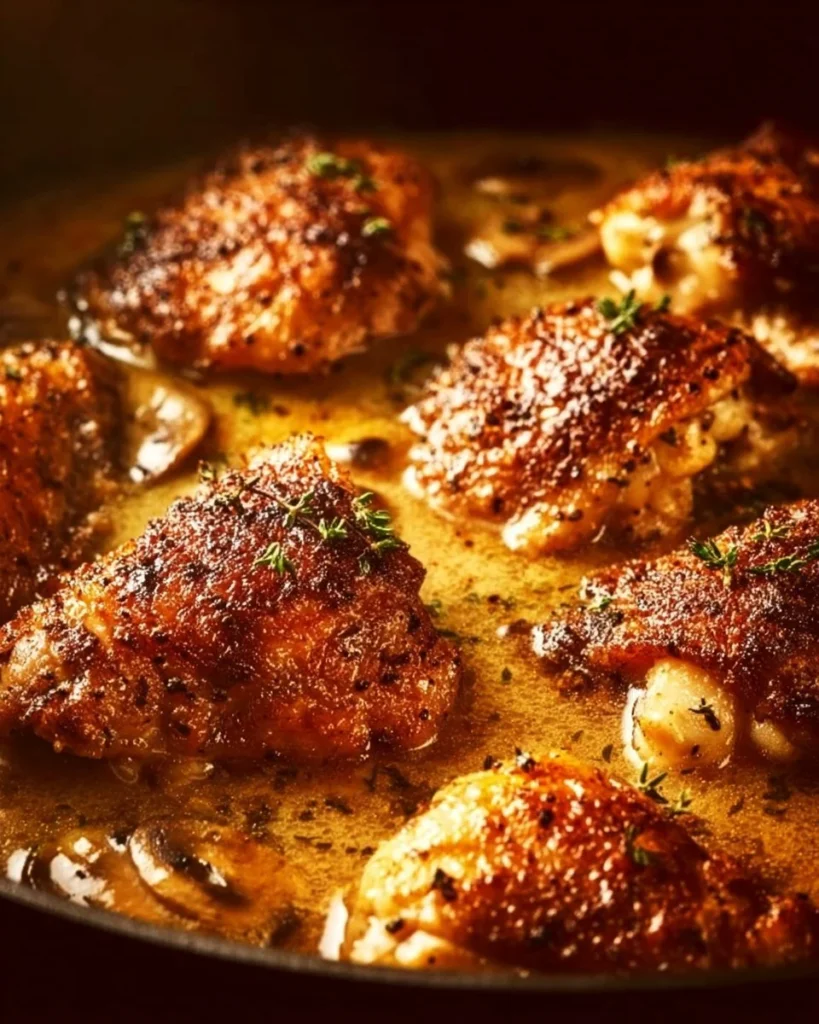 Delicious Onion Soup Chicken Bake served with a side of vegetables