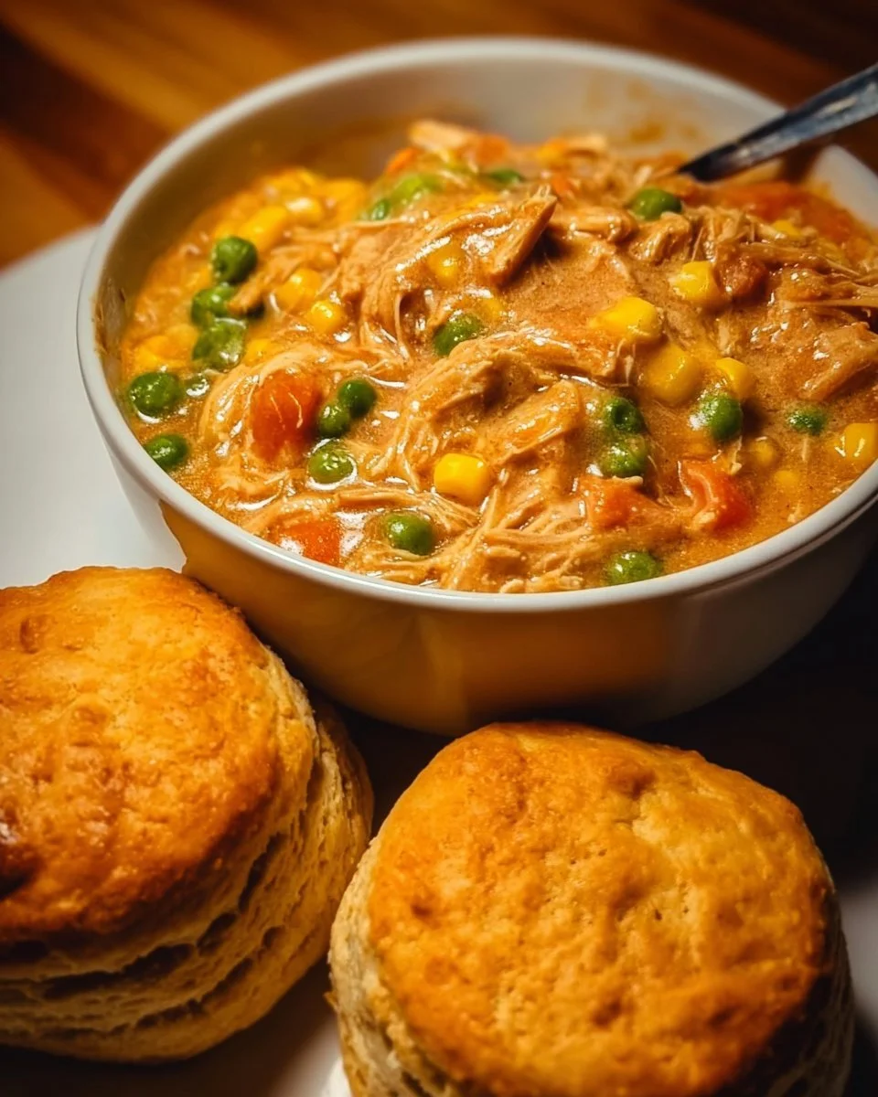 Slow Cooker Chicken Pot Pie Stew
