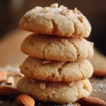 Soft almond cream cookies with a delightful texture and flavor