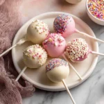 Assorted colorful cake pops on display for parties and celebrations