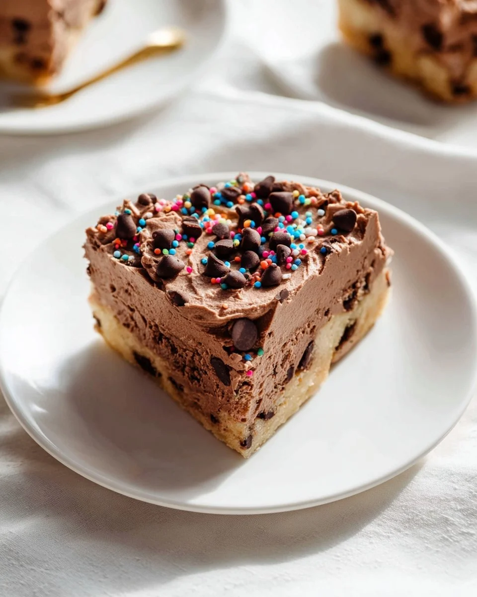 Delicious Chocolate Chip Cookie Cake with chocolate chips and a golden crust