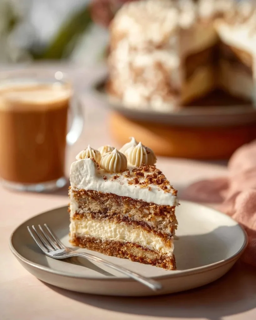 Delicious Cinnamon Swirl Cheesecake with creamy texture and cinnamon topping
