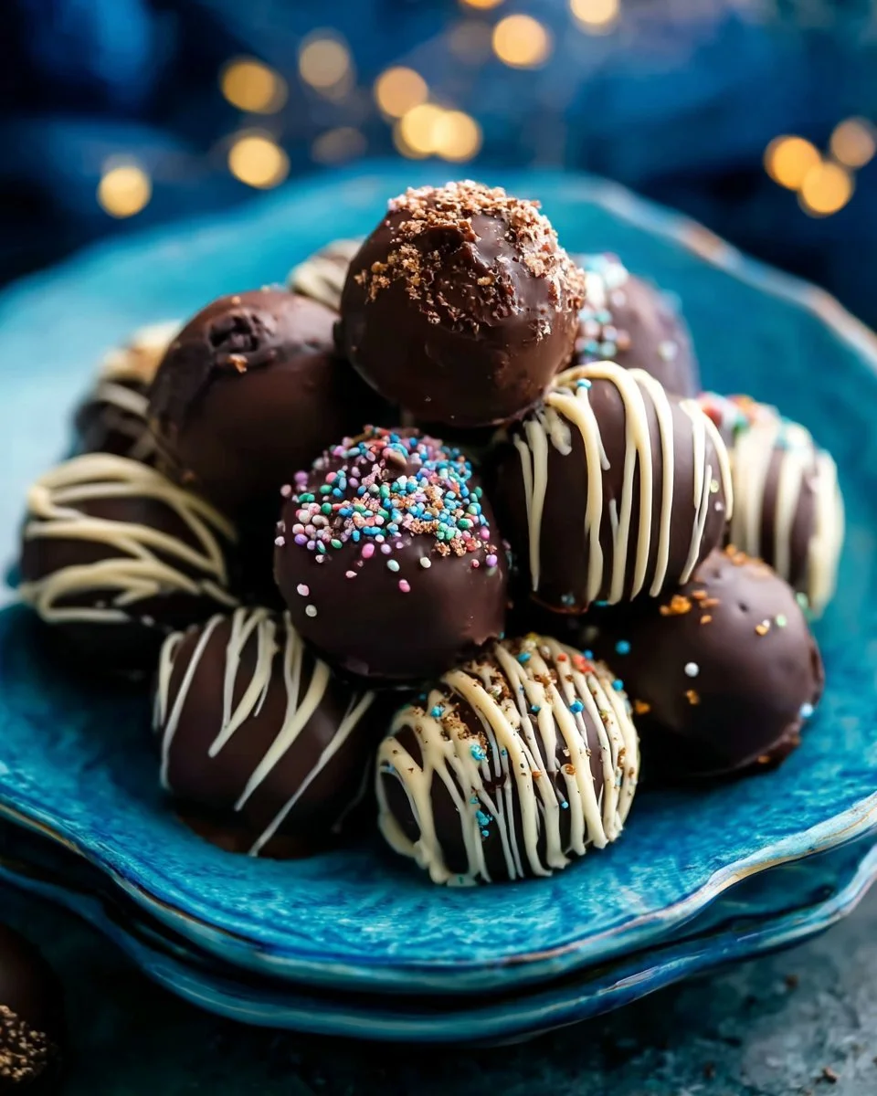 Deliciously crafted Oreo Truffles with a chocolate coating
