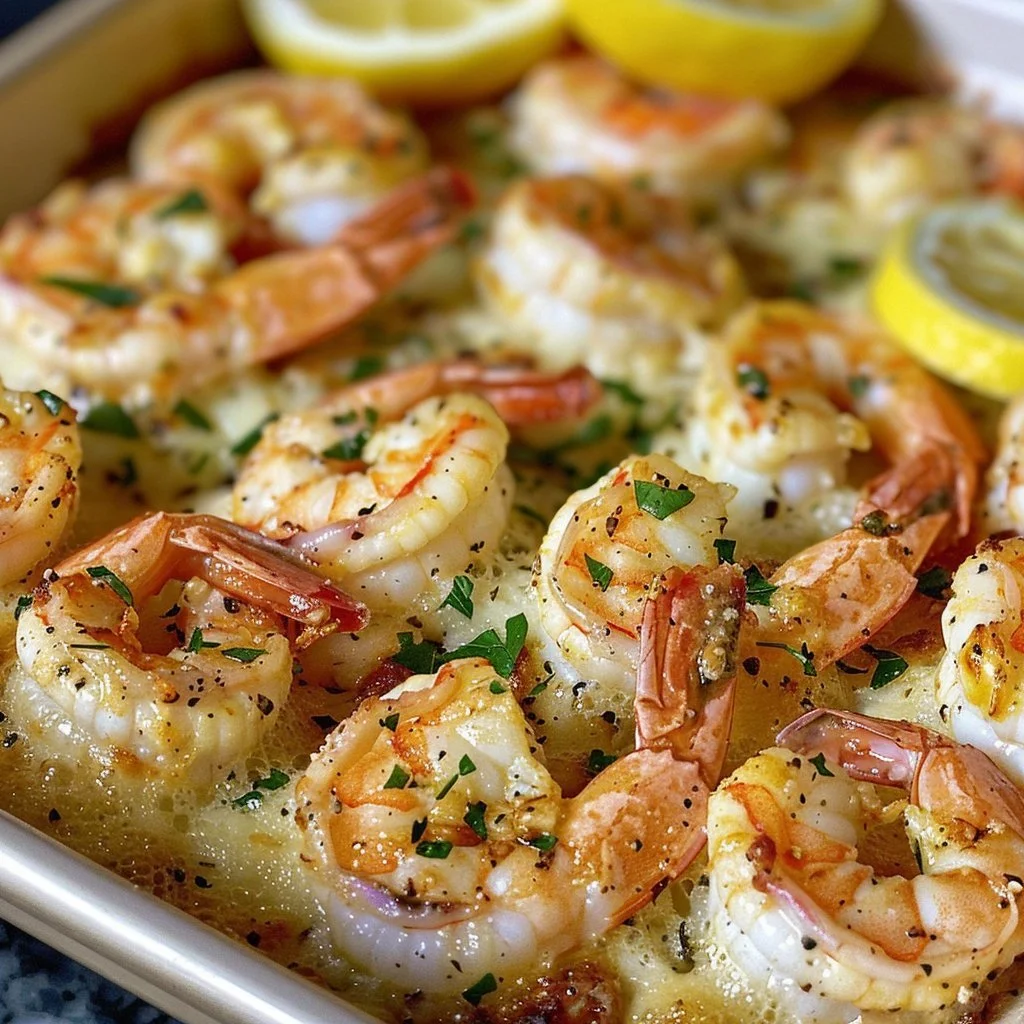 Baked Garlic Parmesan Shrimp