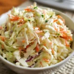 Delicious KFC coleslaw in a serving bowl, highlighting its creamy texture and fresh ingredients.