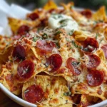 Delicious crispy pepperoni pizza chips with cheesy flavor